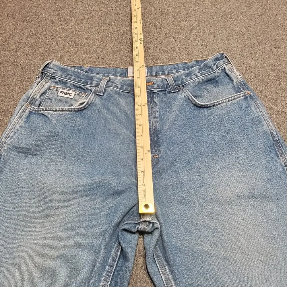 Tyndale Jeans Men 38x26*Flame Resistant FR Workwear Relaxed Broken In FRMC Denim